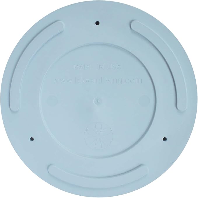 Bloem Mathers Planter w/Saucer Tray 8" Misty Blue