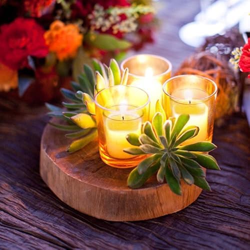 12 Pack Small Citronella Candles Outdoor and Indoor Soy Wax Glass Votive Candles for Party Dinner and Camping - 12 Hours Burn Time - Image 2