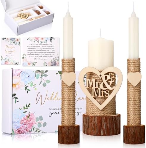 Conelist Unity Candles for Wedding Ceremony Set, Classical by Conelist