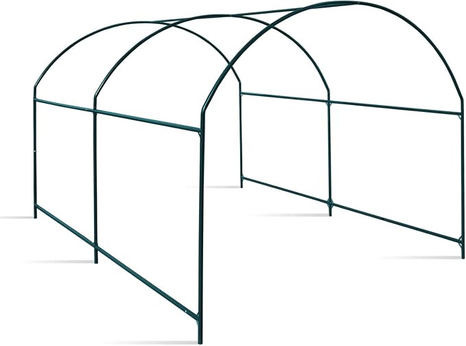 YardGrow Large Garden Support Arch Frame Climbing Plant Arch Arbor for Climbing Plant Roses Vines Birthday Wedding Party Outdoor Decoration Pergola Frame (10x7x6 FT)