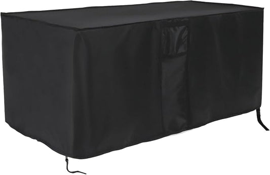 Patio Deck Box Cover,Outdoor Storage Deck Boxes, Waterproof Outdoor Storage Box Cover Furniture Covers - 57 x 32 x 31 Inch