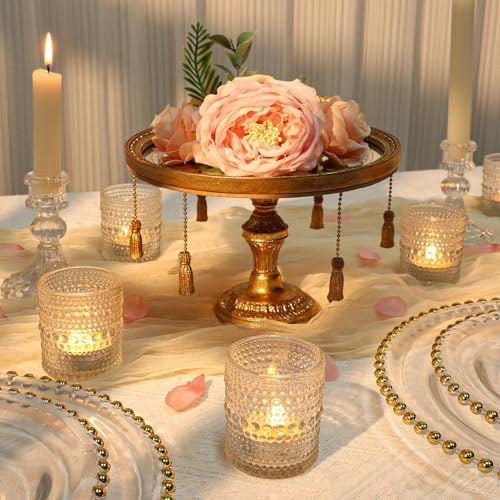 SUPMIND 24pcs Clear Glass Votive Candle Holders Bulk for Wedding - Image 4