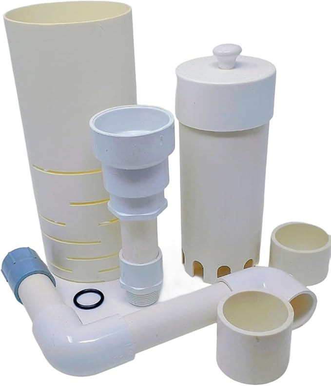 Aquaponics Fail Safe Auto Bell Siphon Kit for IBC 8" Media *Easily Adjustable* Over 20,000 Siphons Sold Worldwide So Buy with Confidence!