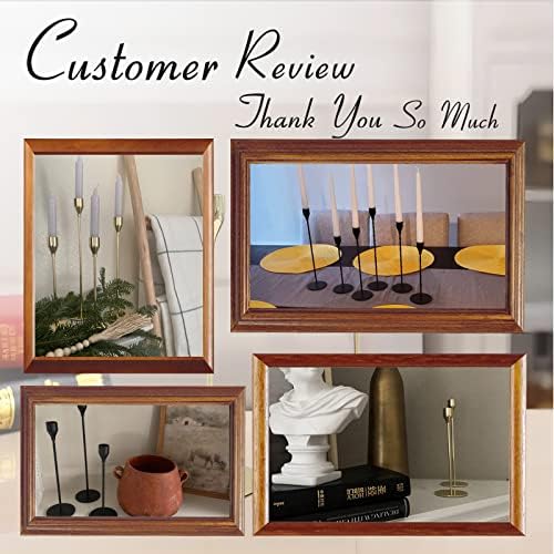 6Pcs Lemon Gold Candlestick Holders, Tall Taper Candelabra Stands fits 3/4 inch Thick Pillar Candle Stick, Elegant Decor Set for Table Centerpiece, Floor, Fireplace as Date, Festival, Fitting. - Image 6