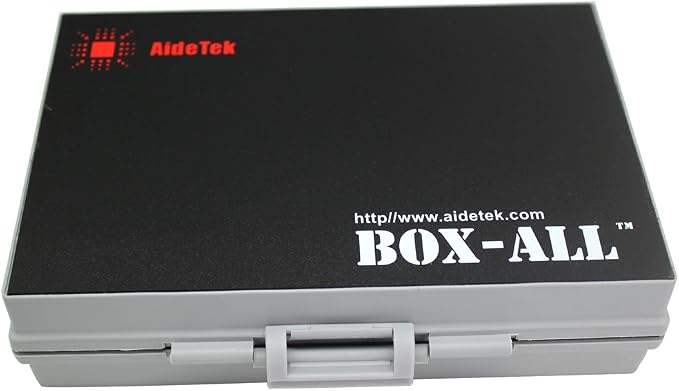 AideTek 4 units BOX-ALL-48 Compartments Empty Enclosure SMD SMT Organizer Size 6 inch 9 Inch Surface Mount Deep Storage Organizer Case