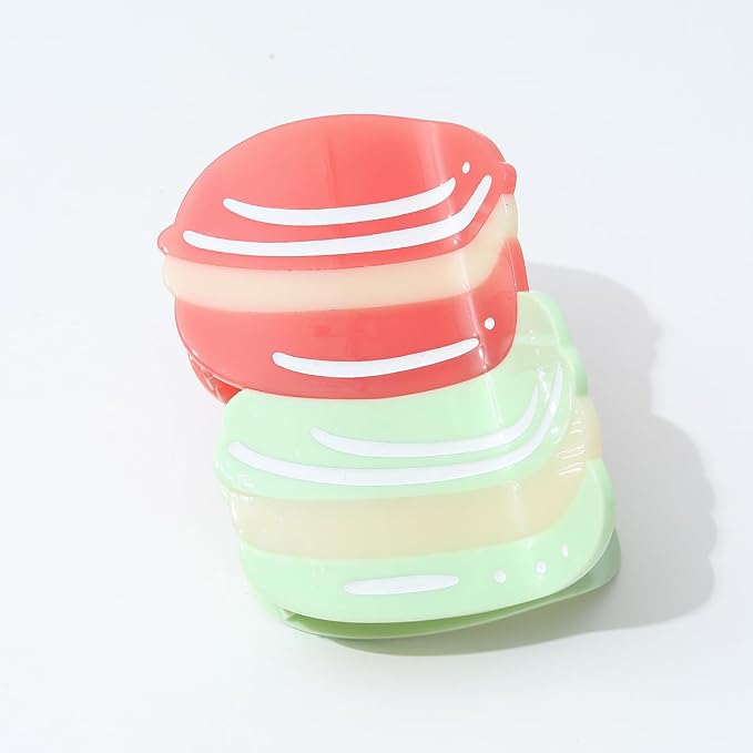 Personalized London Icon Macaron Hair Calw Clip,Fun Acetate Hair Claw for Women Girls Hair Accessories Gift