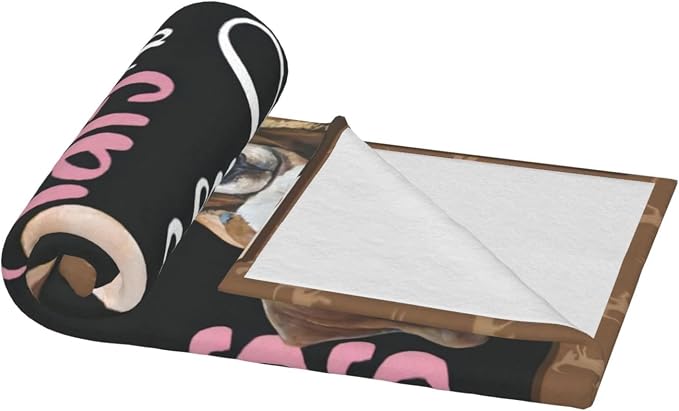 Goat Blanket Gift Just A Girl Who Loves Goats Cozy Plush Throw Blanket Flannel Fleece Ultra Soft Fuzzy Animal Lover Party Blankets for Adult Kids Boys Women Men 60"X50"