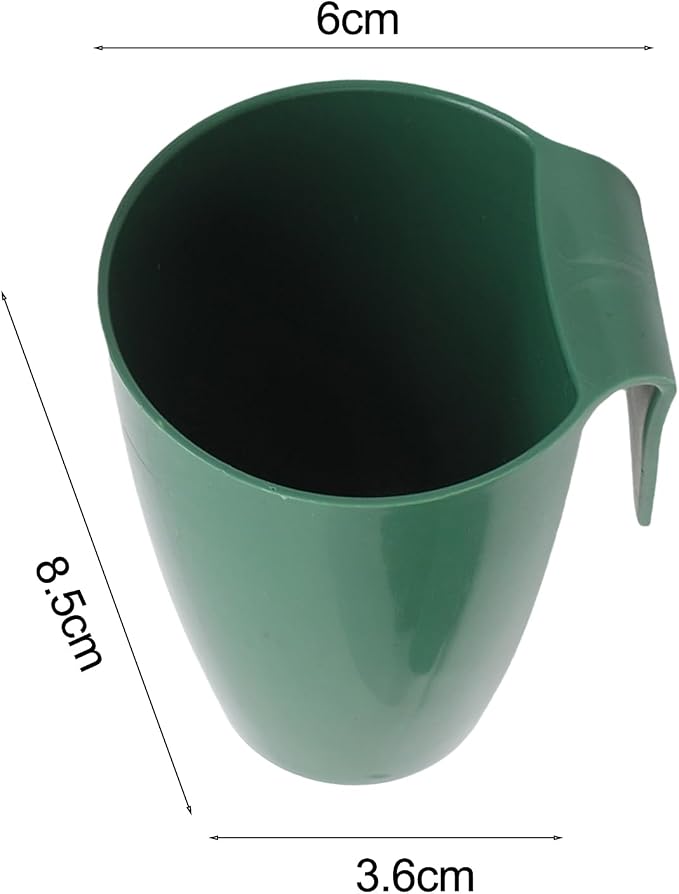 Strawberry Rooting Cup Kit with 20 Forks for Plant Propagation, Hanging Transplant Grow Station for Garden Greenhouse Balcony, 10 Cups Green