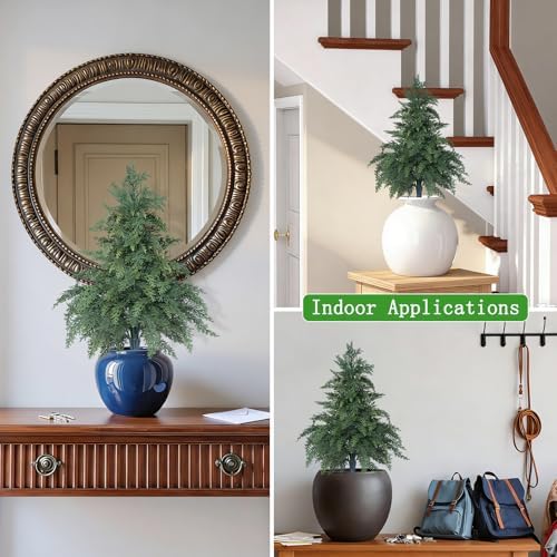 Artificial Topiary Trees, Cypress Tree 24in - Image 6