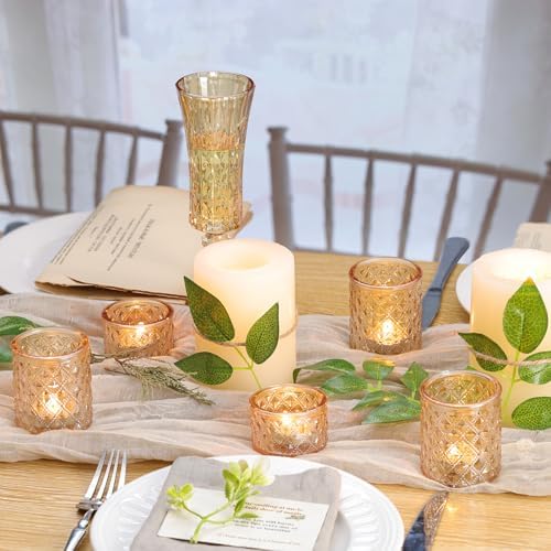 36 Pcs Assorted Gold Votive Candle Holders Bulk - Image 3