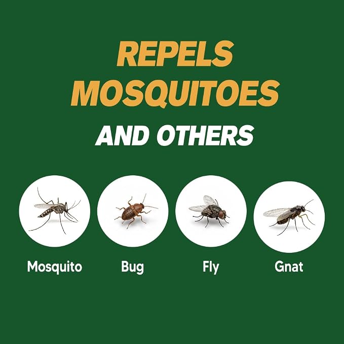Mosquito Repellent Outdoor Patio, Mosquito Repellent Indoor, Keep Mosquitoes Away, Mosquito Repellents for Room, Safe for Kids & Pets, 3 Months Protection, Covers 120 Sq Ft, 7 Packs