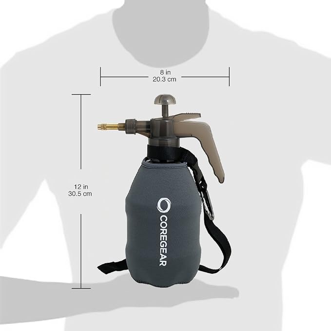 (Ultra Cool XL) USA Misters 1.5 Liter Personal Pump Water Mister & Sprayer with Full Neoprene Jacket…