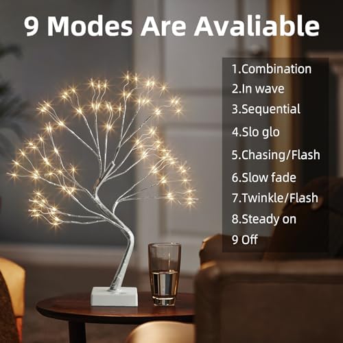Fairy Light Tree, 108 LED Lighted Trees for Decoration Inside, Christmas Tree with 9 Modes & Timer, Fairy Light Spirit Tree for Home Indoor Christmas Decoration - Image 6