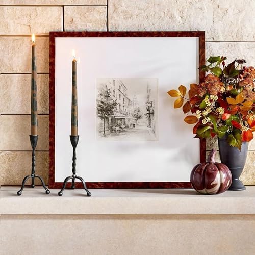 Black Taper Candle Holder Set of 2,Vintage Candle Sticks Holder Decor,Wrought Iron Candle Holder for Table Centerpiece,Halloween,Wedding,Christmas - Image 5
