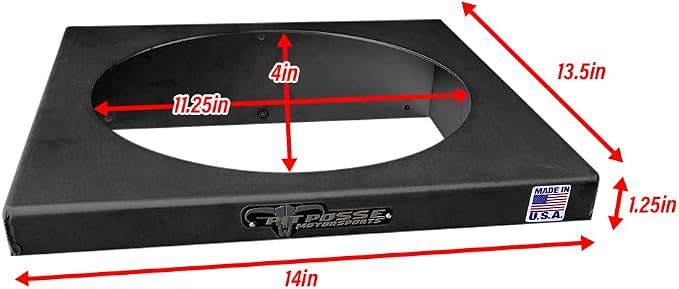 Pit Posse PP3352BK 5 Gallon Bucket Holder Rack Stand - USA Made - Garage, Trailer, Shop Storage - Fits Yeti or Standard 5 Gal Bucket (Black)
