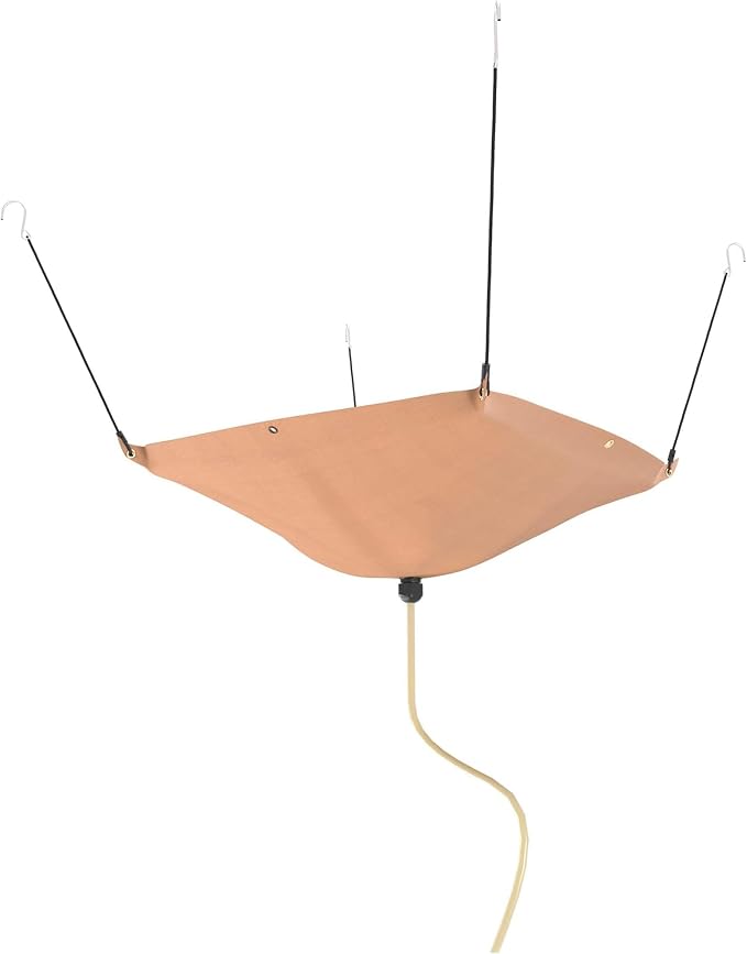 Heavy Duty Roof Leak Diverter Tarp Kit - 7x7 Ft Waterproof Ceiling Rain Catcher with Drainage System for Emergency Repairs & Rainwater Collection (Khaki)
