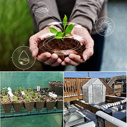 56x30x76 Mini Walk-in Greenhouse, Portable Plant House with 3-Tier Shelves - Image 6