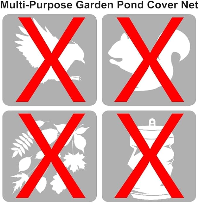 PGL Pond Cover Dome - 13X17FT Heavy Duty Protective Netting Tent Bird Barrier - Outdoor Backyard Fish Koi Ponds Garden Leaves Vegetable Plant Care Use