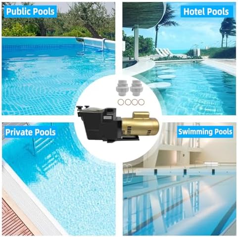 W3SP2615X20 2HP Pool Pump fits for Hayward Super Pool Pump | 115/230V Single Speed, SP2615X20, for All In-Ground Pool