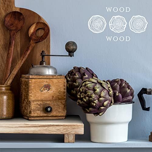Nuogo Wood Pedestal Riser Stand for Kitchen Soap Tray,12 X 7 Inch,Natural - Image 5