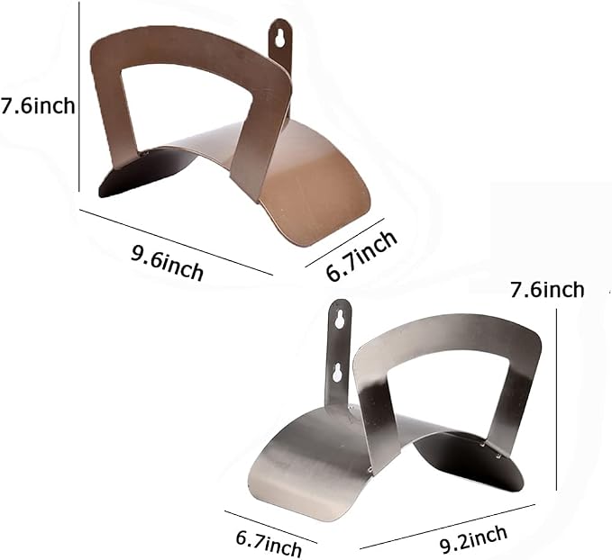 Primst Garden Hose Holder Wall Mount Hanger - Heavy Duty Metal Bracket for Water Hose Storage & Organization