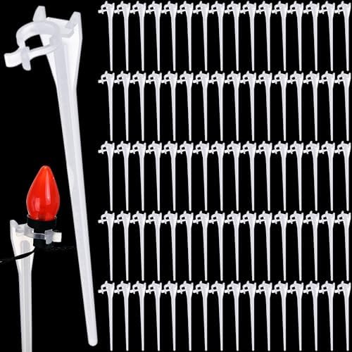 Queekay 7 Inch Christmas Light Stake for C7 C9 Yard Lawn, Clear, 200 Pieces by Queekay