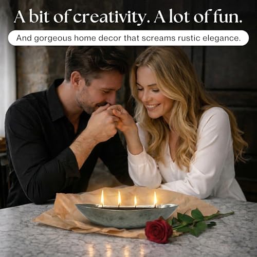 LILY LADUE Black Sand Candle Kit - 1Lb/16Oz Pearled Candles Sand and Wicks (24) with Platinum Holder, Unscented Aroma Beads, Reusable Pearled Candle Wax for DIY Home Kit, Powder Beads Refill Available - Image 5