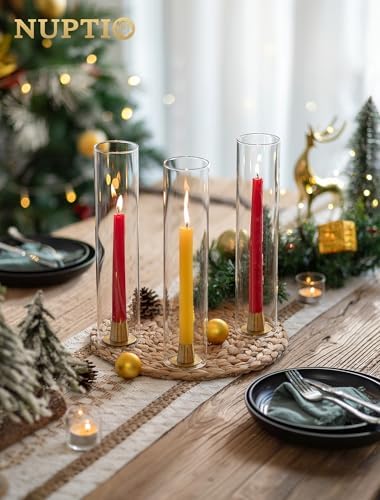 NUPTIO Candle Stick Candle Holder: Set of 4, Small - Image 3