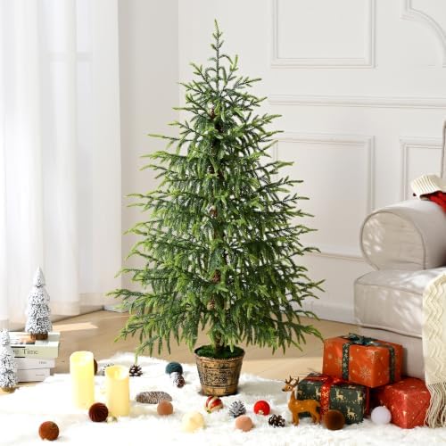 BLEUM CADE 4FT Small Norfolk Pine Tree with Pot, Christmas Tree - Image 2