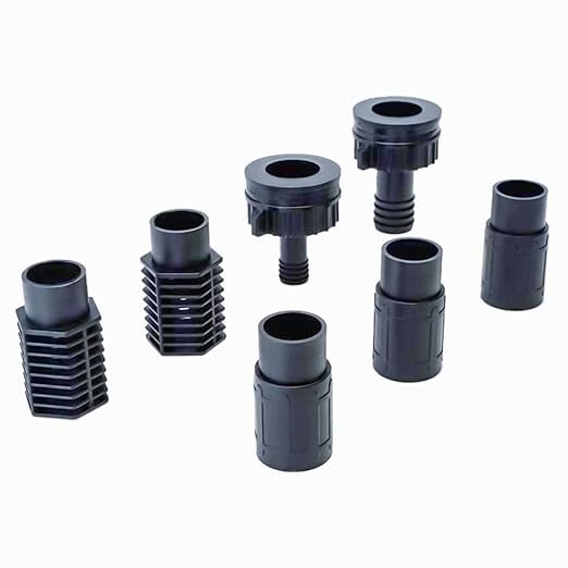 Toolazy Ebb and Flow Fitting Kit - 7-Piece Fill and Drain Bulkhead Fitting Set with 1/2" & 3/4" Outlets, Screen Fittings and Extensions for Hydroponic Flood and Drain, Aeroponic and Aquaponic Systems