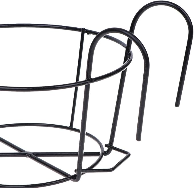 4 Pack Hanging Planters for Railings Rail Planter Hanging Baskets Flower Pot Holders Iron Plant Racks Metal Fence Planter Potted Stand Mounted Balcony Plant Baskets Container,Garden Steel Pots