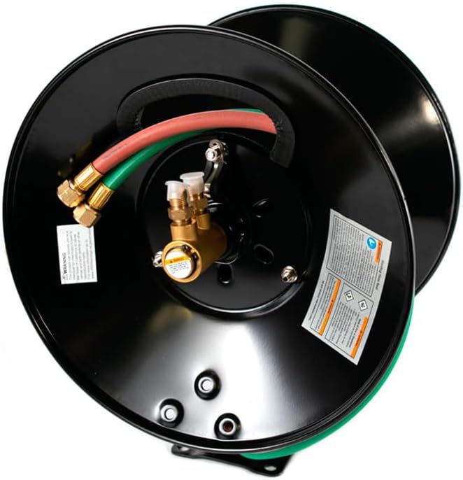 Weldcote HRMWOT Manual Hose Reel for 100 ft of Twin Gas Hose