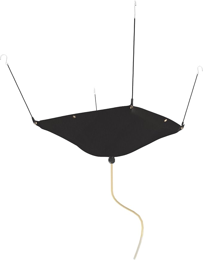 Ceiling Roof Leak Drip Diverter Tarp Heavy Duty Rain Diverter Kit for Roof with Drainage Black 7' x 7'