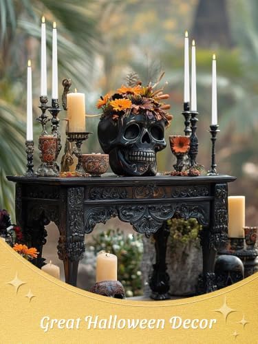 12 Pcs Flameless Taper Candles with Remote Timer, 11" Long Battery Operated Taper Candles, Flickering 3D Flame, Plastic Fake LED Candlesticks for Home Wedding Party Holiday Decor, White - Image 6