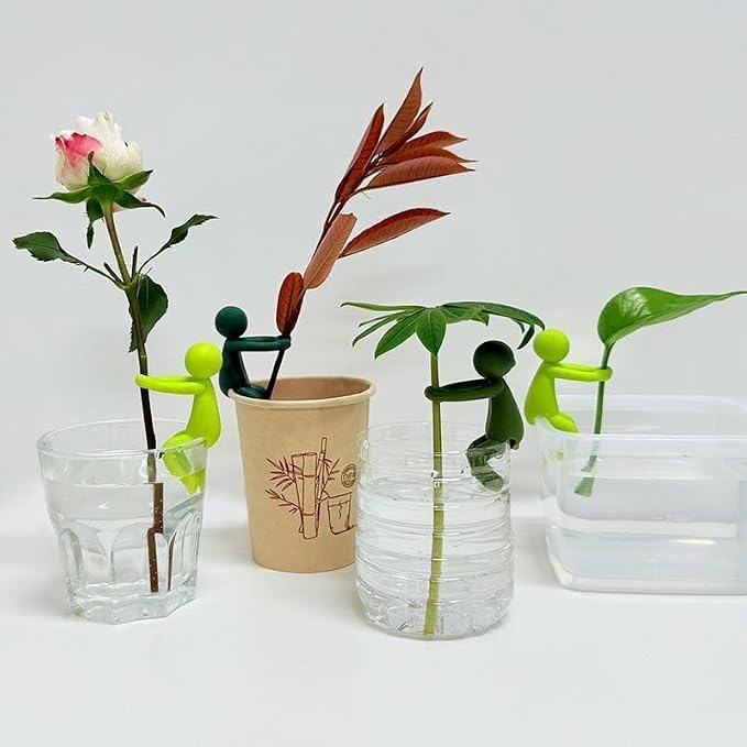 Plant Supports for Indoor Plants - Hydroponic Plant Propagation Station with Prop Drops for Plants Lovers and Water Propagation Buddies 3-Piece