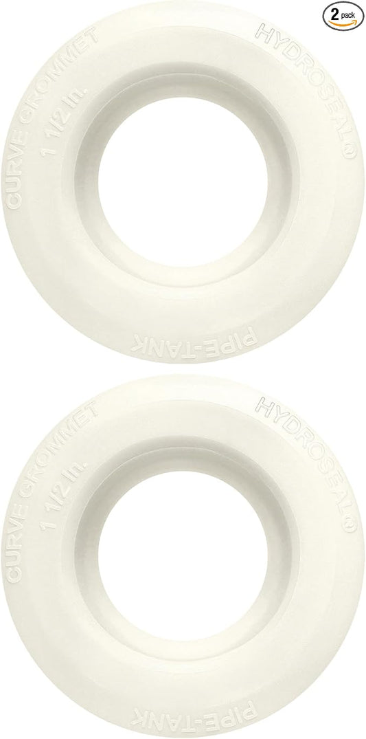 1 1/2 inch Hydroseal flexible tank adapter Bulkhead Fitting, aquarium bulkhead fitting, rain barrel spigot kit, TPV Grommet Tank Adapter for IBC Tote, Water Tank, Pond, Hydroponics, Filtration