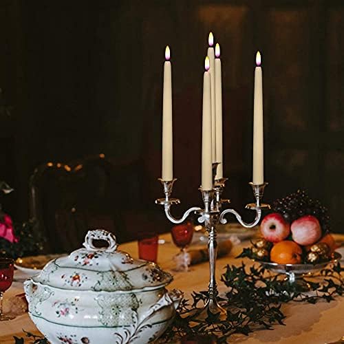 Wondise 11 Inch Flameless Flickering Taper Candles with Remote and Timer - Image 6
