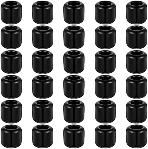 Suclain 20 Pcs 0.7 Inch Chime Candle Holder Small Candle Holders Ceramic Holder for Rituals, Spells, Vigil, Altar, Witchcraft, Wiccan Supplies (Balck) by Suclain