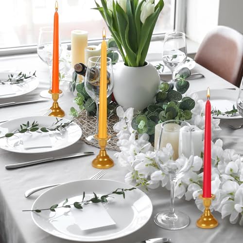 Nuanchu 60 Pcs Rainbow Taper Candles, 10 Inch Tapered Smokeless - Image 4