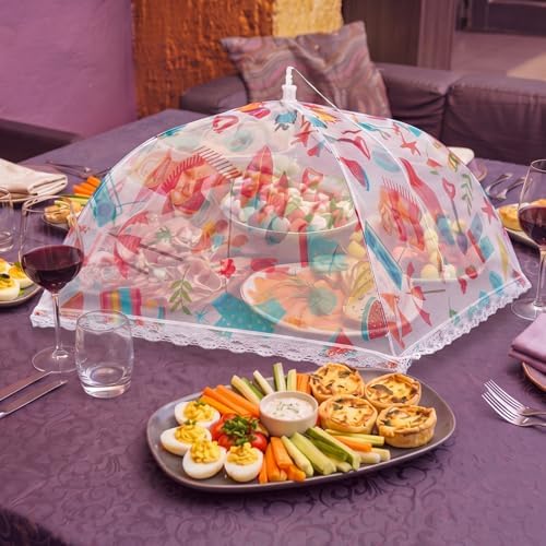 12 Pcs Mesh Food Covers for Outside Pop-up Tents, Summer - Image 4