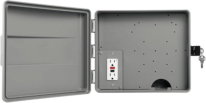 Orbit 57095 Outdoor Sprinkler Controller Cabinet with GFCI