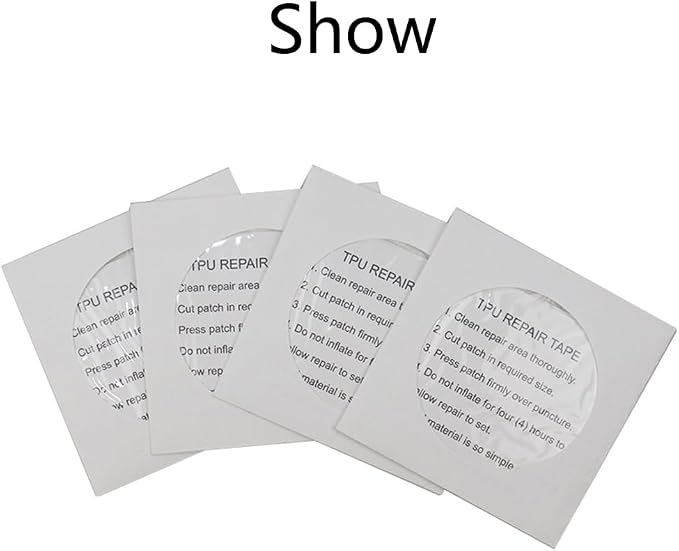 10PCS Circle Self-Adhesive TPU Pool Patch Repair Kit Vinyl Inflatable Pool Patches for Swimming Pools, Inflatable Boats, Canvas, Inflatable Toys