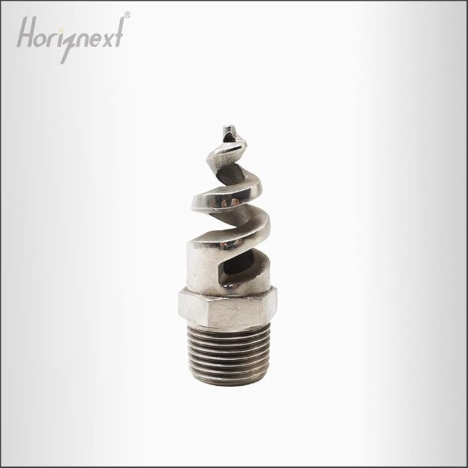 NPT1/4 spiral aerator lawn, stainless steel 316 hose sprayer nozzle atomizer, for garden, fire proofing, gas and liquid cooling (5 pcs)
