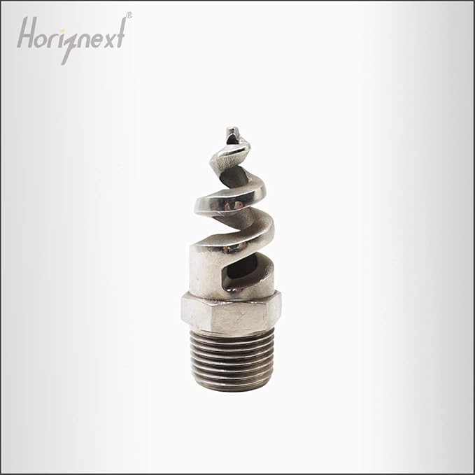 NPT 3/4 spiral aerator lawn, stainless steel 316 hose sprayer nozzle atomizer, for garden, fire proofing, gas and liquid cooling (5 pcs)