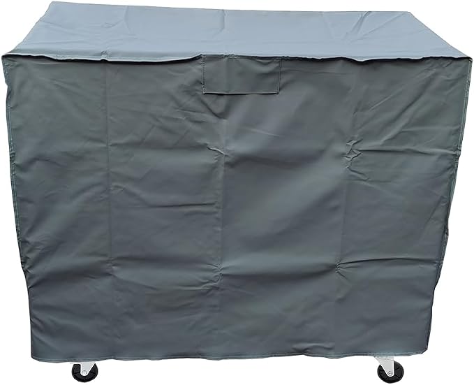 Waterproof 80 Qt Rolling Cooler Cart Cover Fits Most Patio Ice Chest Party Cooler Upto 34L x 20W x 32H inch-Grey