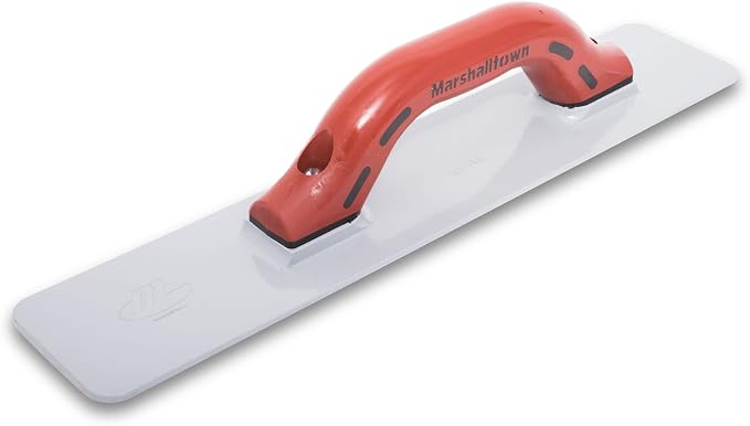 MARSHALLTOWN Cast Magnesium Hand Float, 16 Inch x 3-1/8 Inch, Concrete Float, Concrete Finishing Tool, Provides a Smooth Finish, DuraSoft Handle, Standard Handle Style, Assembled in USA, 148D