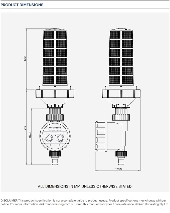 Rain Harvesting Electronic Release Valve First Flush Diverter Upgrade