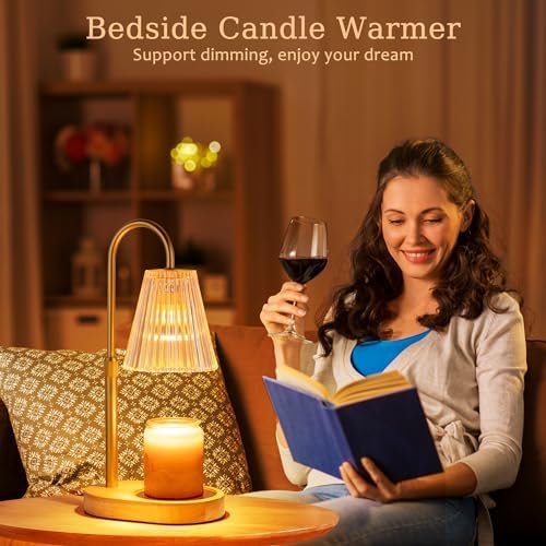 Candle Warmer Lamp with Timer - Electric Candles Wax Warmers Glass Lamps - Image 6
