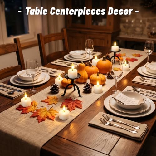 8 Pcs Rechargeable Flameless Candles with Remote Timer & Charging Base - Image 6