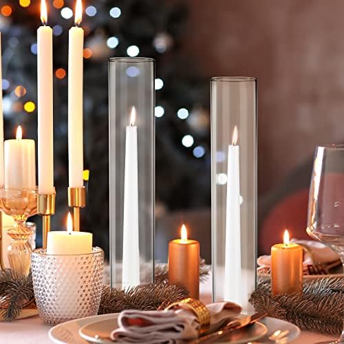 Treela 6 Pcs 2.5" W x 14" H Hurricane Candle Holder Sleeve - Image 4